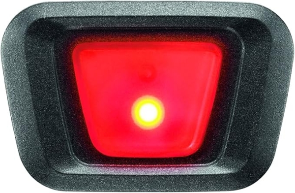 LPNHE902712083 - uvex wtyczka LED XB048 Light - pasuje do modeli uvex finale i uvex true - stałe lub migające światło - czarno-czerwony - jeden rozmiar - A480