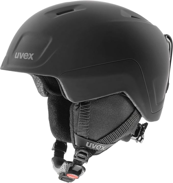 LPNHE919999181 - uvex heyya pro - lekki kask narciarski dla dzieci - indywidualne dopasowanie rozmiaru - zoptymalizowana wentylacja - matowa czerń - 54-58 cm - A795