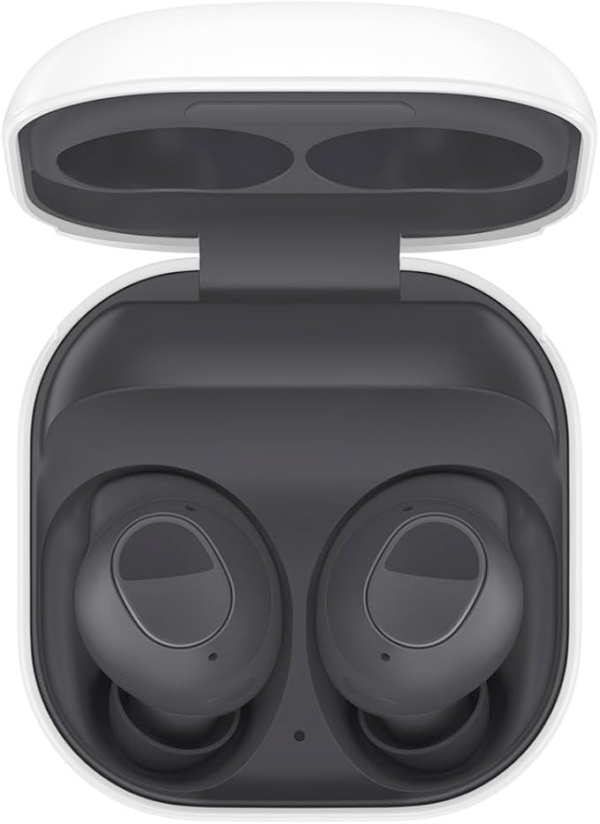 LPNHE867029184 - Słuchawki Bluetooth True Wireless Samsung Galaxy Buds FE, Aktywne anulowanie hałasu (ANC), Ergonomiczny kształt, 3 mikrofony - dotykowe sterowanie, Głębokie basy, Grafit 2023 [Wersja włoska] - C738