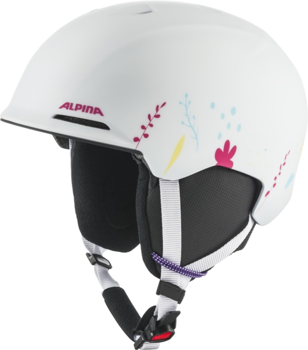 LPNHE918250347 - ALPINA Nierozpoznany Wisła Młodzież BRIX JR Kask narciarski, Biały- Grafika matowa, 48-52 - B327