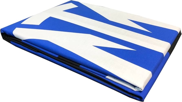 LPNHE896659627 - Tkanina Inter, kompletny zestaw pościeli do pojedynczego łóżka z bawełny, jednoosobowy komplet pościeli, 100% bawełna, prześcieradło + poszwa na kołdrę + poszewka na poduszkę, 100% bawełna, oficjalny produkt - B652