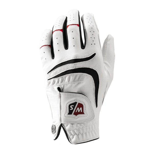 LPNHE920865073 - Wilson Golf WGJA00680S Golf Golf Gloves, White, S. - A59