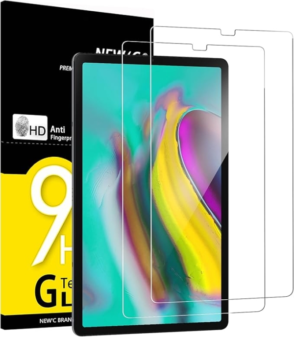 LPNHE916113518 - NOW'C Zestaw 2 sztuk, Szkło hartowane do ochrony ekranu dla Samsung Galaxy Tab S6 / S5e 10.5 2019 (SM-T720 / T725 / T860 / T865), Film Ochronny Ekranu - (0,33mm HD Ultra Transparent) - C930