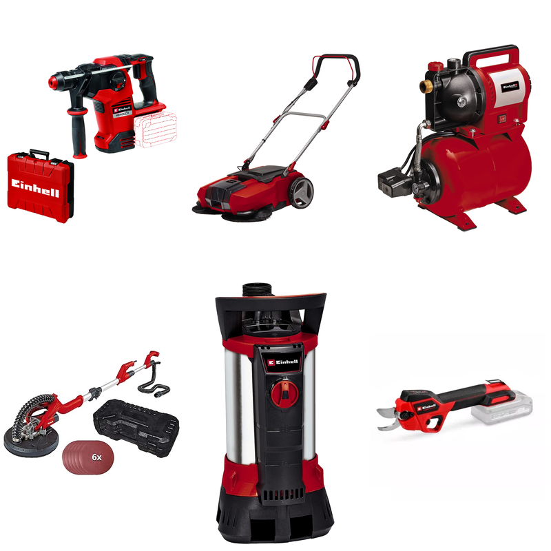 Paleta MIX 25 Przedmiotów ELEKTRONARZĘDZIA EINHELL Sugerowana Cena detaliczna 10386zł LICYTACJA PH1