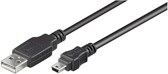 LPNHK378212739 - Goobay 50768 USB 2.0 do USB 2.0 mini typu B Kabel 480 Mbit / s / złącze USB typu A do mini B Adapter kablowy / GoPro - czytnik kart - Huby / Czarny / 3m - C891