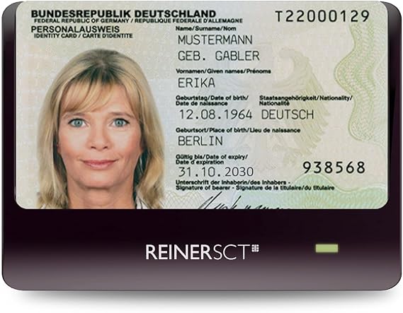 LPNHK366099729 - REINER SCT cyberJack RFID Chip-Card Reader basic | Do nowego dowodu osobistego (nPA) Czarny - C479