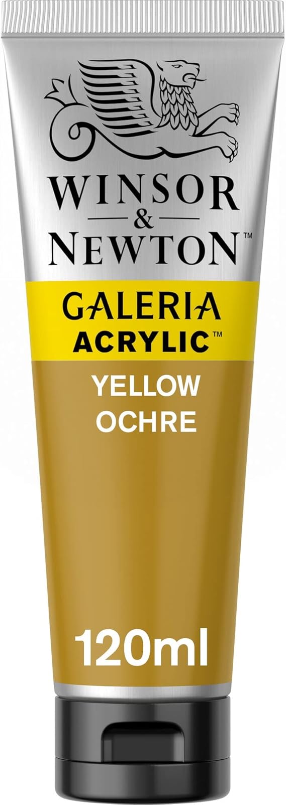 LPNHK368454927 - Winsor & Newton 2131744 Galeria farba akrylowa, wysoka pigmentacja, światłoodporna, konsystencja masłowa, tuba 120 ml, jasny ochra. - C844