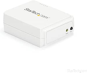 LPNHE841156474 - StarTech.com 1 port USB WLAN 802.11 b/g/n serwer druku ze złączem Ethernet 10/100 Mb/s - Serwer drukarki Wireless-N / Print Server - C727