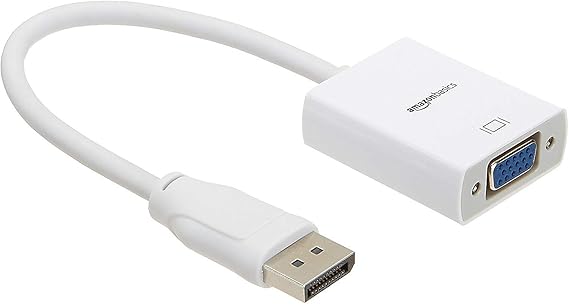 LPNHE920809289 - Amazon Podstawy DisplayPort (Nie HDMI/USB) do VGA Adapter, Biały. - A212