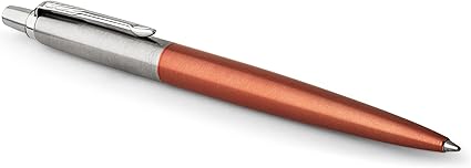 LPNRP037258882 - Ołówek kulkowy Parker Jotter z chromowanymi elementami, zapakowany w eleganckie pudełko, Chelsea Orange. - A316