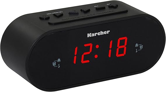 LPNHK367605671 - Karcher UR 1030 Radio z radiem (PLL, wyświetlacz regulowany, podwójny alarm) czarny, standard - B648