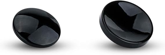 LPNHE926281215 - JJC Metalowy Miękki Spust do Aparatów Fujifilm/Canon/Nikon/Sony/Ricoh (1 x Wypukła i 1 x Wklęsła Powierzchnia) - Komplet Czarny - C342