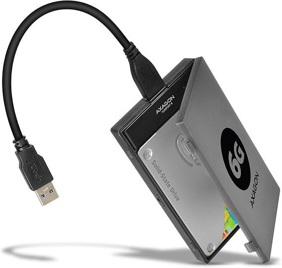 LPNHE924478832 - AXAGON ADSA-1S6 Zewnętrzna obudowa USB 3.0 dla dysku SATA I/II/III 6G UASP, SSD, HDD - C920