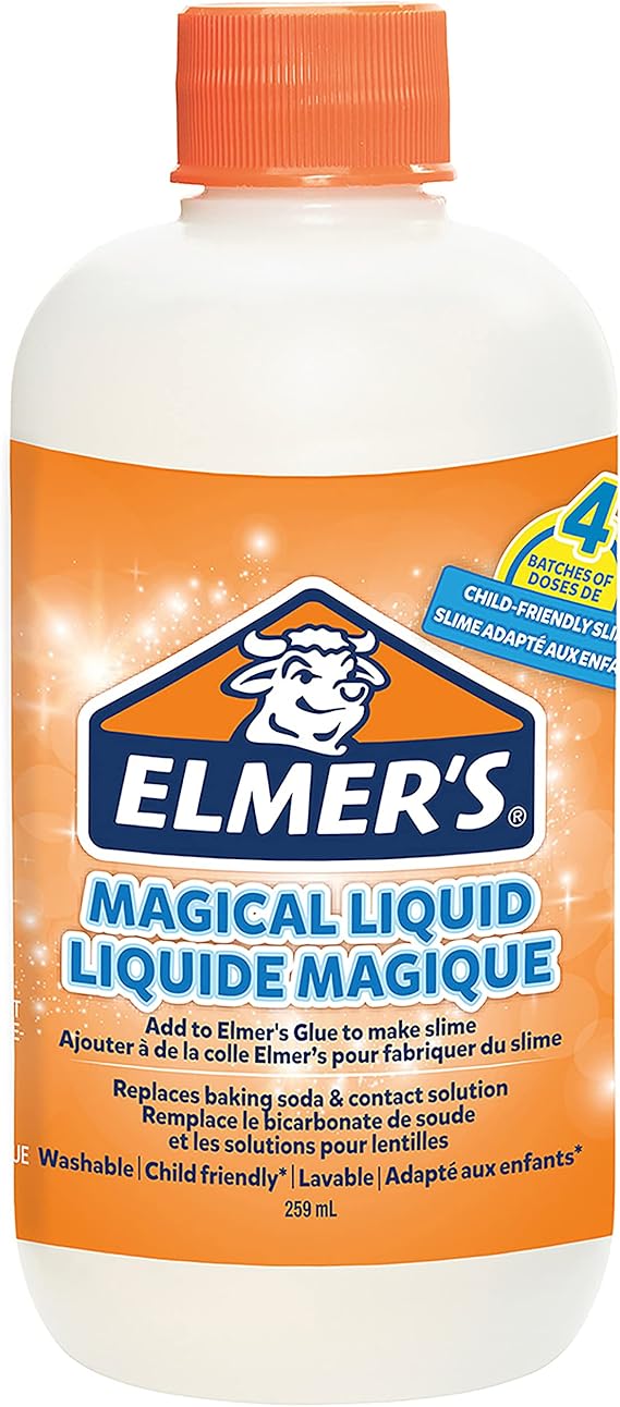 LPNHK346024681 - Magiczna ciecz Elmer's do slime'ów | Butelka z 259 ml - idealna do tworzenia slime'ów - C825