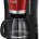 LPNWE291833226 - Russell Hobbs Coffee Maker [Digital Timer, Showerhead for Optimal Extraction&Aroma] Colours+ Red (max 10 cups, 1.25l glass carafe, warming plate, 1100W) Filter Coffee Machine 24031-56 - A851