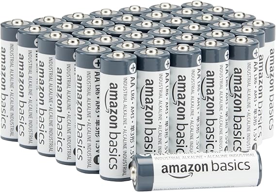 LPNHE915952689 - Podstawowe baterie alkaliczne AA Amazon Basics, 40 sztuk - A882