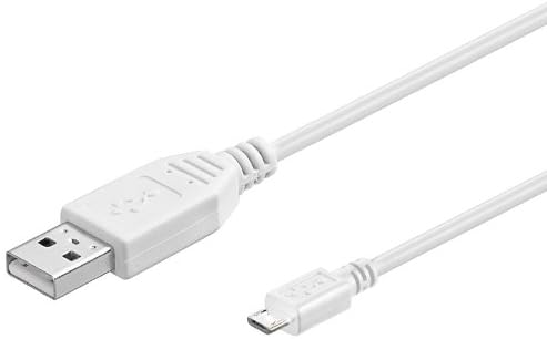 LPNHE923806652 - PremiumCord USB - Kabel USB - Micro USB 0,5m, USB A Stecker zu Micro B Stecker, USB 2.0 High-Speed-Datenkabel, 5 Pins, 2x geschirmt, AWG28, Farbe Weiß, Länge 0,5m - B347