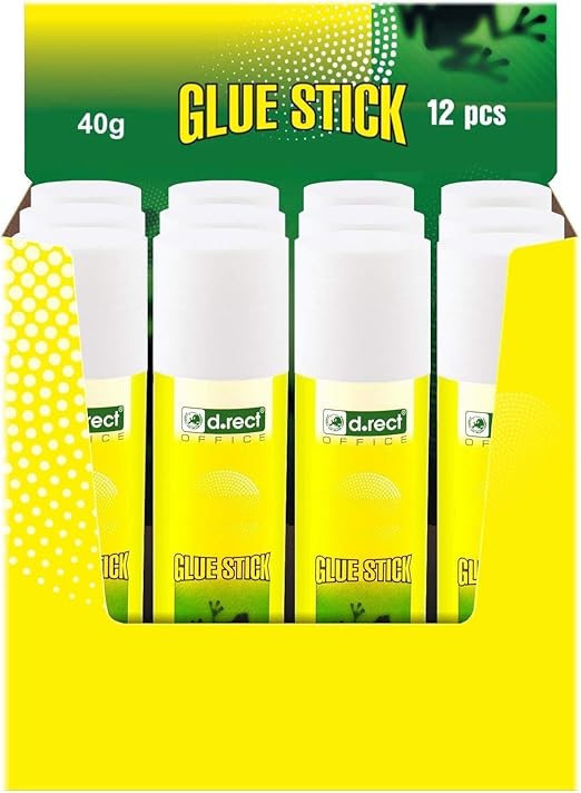 LPNRP027623957 - D.RECT 12 sztuk Klej w sztyfcie | 12x40g | Klej biurowy - A530