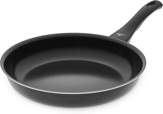 LPNRP046457530 - Gerlach Pierwsza Patelnia z powłoką ceramiczną Patelnia ceramiczna Patelnia do smażenia do kuchenek elektrycznych i gazowych Kuchnia Akcesoria kuchenne Patelnie 28 cm Czarny - A877