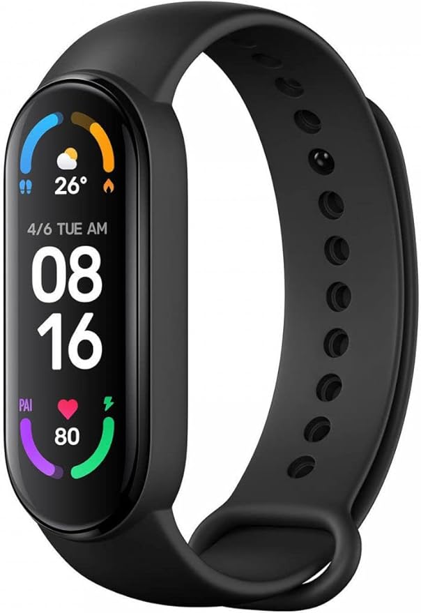 LPNHE918567966 - Bransoletka Xiaomi Mi Smart Band 6 w kolorze czarnym - A286