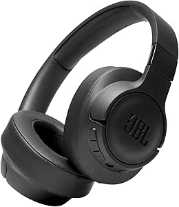 LPNRP014829778 - JBL Tune 710 BT przewodowe i bezprzewodowe słuchawki wokółuszne z wbudowanym mikrofonem, połączeniem Bluetooth Multi-Point i trybem głośnomówiącym, czarne Czarny - C716