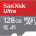 LPNHE920027888 - SanDisk 128GB Ultra karta microSDXC + adapter SD do 140 MB/s z wydajnością aplikacji A1 UHS-I Class 10 U1 - B549