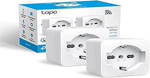 LPNHE912528806 - TP-Link Tapo P105(2-pack) to inteligentna wtyczka WiFi, która umożliwia sterowanie głosowe, kompatybilna z Alexą i Google Home, zdalne sterowanie za pomocą aplikacji Tapo, z możliwością ustawienia czasu włączenia/ wyłączenia. - C173