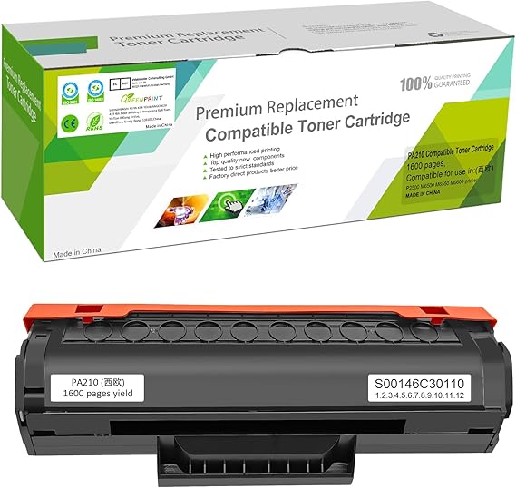 LPNHE849499956 - Nabożny wydruk Kompatybilny Toner Cartridge PA-210 PA210 PA 210 1600 Stron Czarny P2500W P2502W P2508W M6500NW M6500N M6500W M6550NW M6552NW M6558NW M6600N M6600NW M6602NW Drukarka - C110