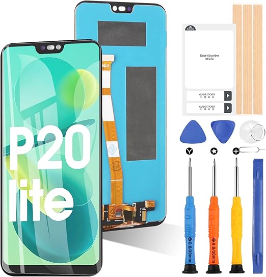 LPNHE877220157 - Ekran do Huawei P20 Lite Ane-LX2 ANE-L22 / Nova 3e Wyświetlacz LCD Dotykowy Digitizer Montaż Szkło Części Zamiennych - A628