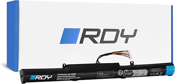 LPNHE925803542 - Gotowy akumulator do laptopa A41-X550E do ASUS R510 R510D X550D R510DP X550 A550 R752L X450 F550 K550 F550D R752LB X751L R752LAV R751J (Pojemność: 2000 mAh 14,4V) - C355