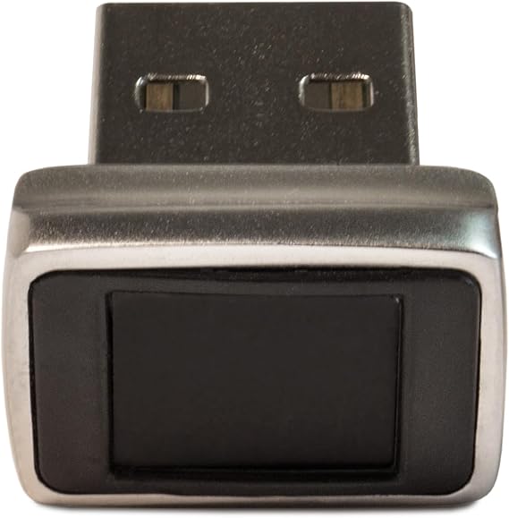LPNHK378221111 - Fingerabdruck-Sensor FeinTech FPS00201 USB do Windows Hello Czytnik odcisków palców Skaner srebrny - B923