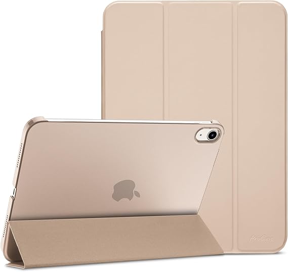 LPNHE916603978 - Pokrowiec ProCase do iPada 10. generacji 10,9 cala 2022, A2696, A2757, A2777, pokrowiec ochronny, funkcja automatycznego usypiania / budzenia - kamień - C80