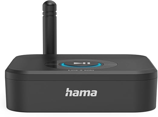 LPNRP039848271 - Hama Adapter Bluetooth do stereo i głośników (odbiornik Bluetooth z wejściem AUX 3,5 mm, zasilanie USB-A - USB-C, slot na kartę microSD, automatyczne łączenie dla dwóch telefonów/tabletów itp.) - C927