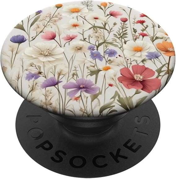 LPNHE921095217 - Wildblume Kwiatowy Botaniczny Roślinny Ogrodniczy Wiosenny PopSockety z wymiennym PopGripem - A684