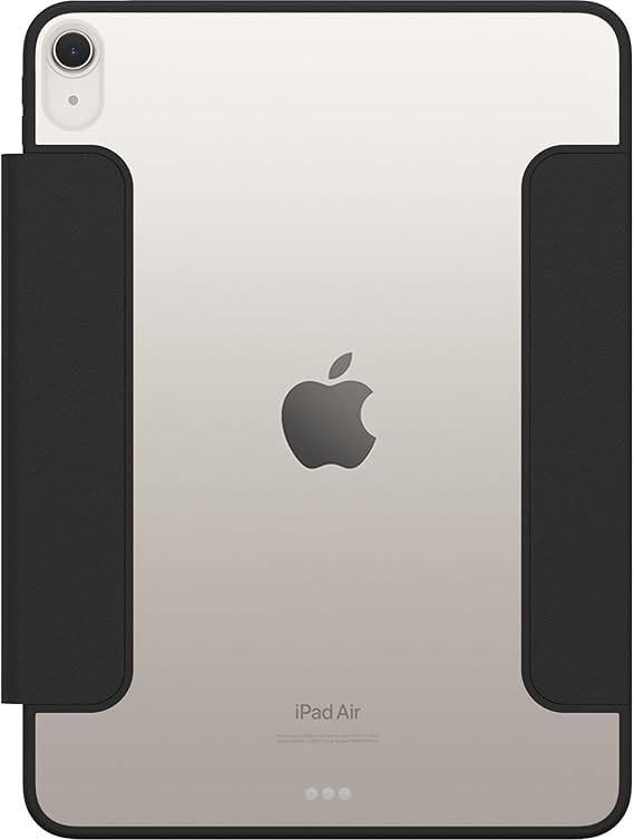 LPNRP037403879 - Etui OtterBox Symmetry Folio do iPada Air 11" (2024) i iPada Air 10.9" (2022/2020), odporny na upadki, cienkie etui folio ochronne, przetestowane zgodnie ze standardami wojskowymi, czarne, bez opakowania - C266