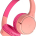 LPNHE901425227 - Tunele bezprzewodowe Belkin SoundForm Mini dla dzieci z mikrofonem, 30 godzin odtwarzania, zabawne naklejki, zestaw słuchawkowy nauszny do nauki online, szkoły i podróży, dla iPhone, iPad i Galaxy, różowy - B660