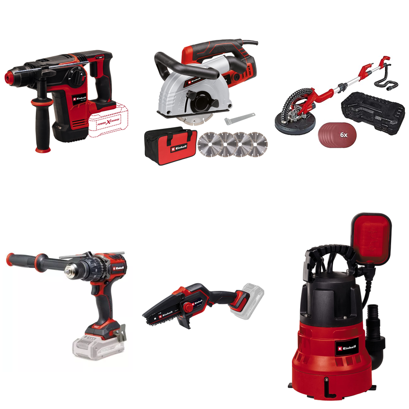 Paleta MIX 25 Przedmiotów ELEKTRONARZĘDZIA EINHELL Sugerowana Cena detaliczna 9528zł LICYTACJA PH56