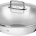 LPNHE945971437 - Patel ZWILLING Wok 40992-332-0, z pokrywką ze szkła i wyjmowanym wkładem do grillowania, odpowiedni do indukcji, Ø 32 cm, stal nierdzewna, Plus, srebrny - E352