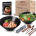 LPNHE920327659 - Zestaw miseczek do ramen z porcelany, do zupy, Pho, Udon, sałatki, makaronów, płatków śniadaniowych i mieszanki owoców, prezent wykonany w stylu japońskim - E529