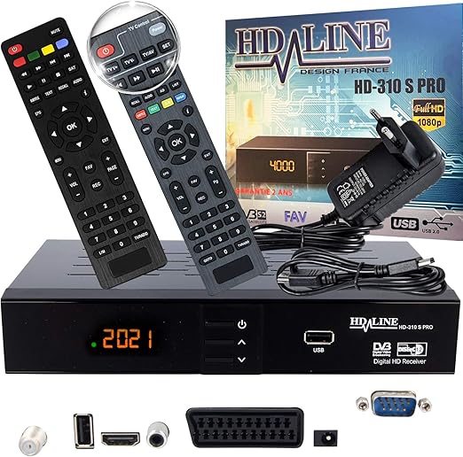 LPNHK367704807 - hd-line 310S PRO Odbiornik Satelitarny HD Cyfrowy odbiornik satelitarny HDMI DVB S2 Odbiornik do telewizji satelitarnej HD HDMI Odbiornik satelitarny HDMI HD Odbiornik HD Satelitarny Cyfrowy dla satelitów Odbiornik do telewizji satelitarnej - E353