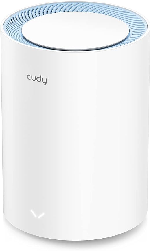 LPNHE896702845 - Cudy AC1200 System WiFi mesh dla całego domu, router WiFi o podwójnej częstotliwości AC1200, Range Extender VPN, DNS na TLS, IPv6, DDNS, M1200 1 pakiet - E253