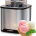 LPNHE877941297 - Alpina Ice Cream Maker - 2L Ice Cream Machine - Ice Cream Makers for Making Ice Cream, Frozen Yogurt and Sorbets - Double Insulated - Stainless Steel - Silver - E951