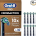 LPNRP070011278 - Oral-B Pro Cross Action Black Brush Heads for Electric Toothbrushes, Pack of 10 Units, Fits in a Mailbox - K784