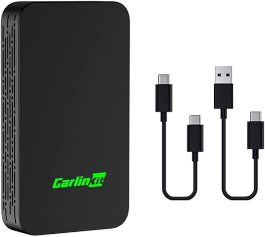 LPNHK378195378 - Adapter Carlinkit 5.0 bezprzewodowego CarPlay i Android Auto 2 w 1, odpowiedni do samochodów z zainstalowanym Apple CarPlay i Android Auto, konwertuje przewodowy Carplay na bezprzewodowy, przewodowy AA na bezprzewodowy Android Auto. - E261