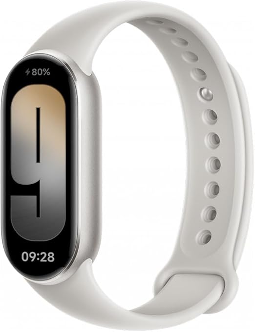 LPNHE896402181 - Bransoletka Xiaomi Smart Band 9, wyświetlacz AMOLED 1.62'', jasność 1.200 nit, metalowa obudowa, ulepszony monitoring zdrowia, +150 trybów sportowych, bateria na 21 dni, wodoodporność 5ATM, tytan. - E502