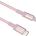 LPNA042152293 - Amazon Basics - Kabel USB-C do Lightning, pleciony nylon, certyfikowany kabel ładowania MFi do iPhone 13/12/11/X/XS/XR/8, różowe złoto, 1,8 m. - W313