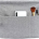 LPNHE764769315 - Yoillione Organizer kieszonkowy Bag in Bag, damski, szary, wodoszczelny, mały organizer z zamkiem błyskawicznym i breloczkiem do kluczy, czerwony - W437