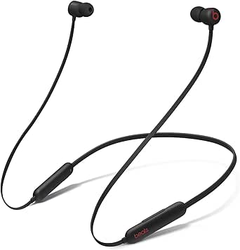 LPNHE787393878 - Beats Flex bezprzewodowe słuchawki douszne – chip Apple W1, magnetyczne słuchawki douszne, Bluetooth klasa 1, 12 godzin odtwarzania – Beats Black niebieski Flex - W862