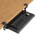 LPNWE347896650 - BONTEC Wysuwana Podstawka pod Klawiaturę, 650x300 mm, Zacisk C, Ergonomiczna Szuflada pod Biurko, Przesuwny Stojak na Klawiaturę i Myszkę, Półka Rustykalna, Montaż bez Śrub, Brązowa - W418