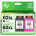 LPNIC099984962 - 62 XL Wymienny wkład atramentowy do wkładu HP 62 Black and Color XL do wkładu HP 62XL do Envy 5640 5540 7640 5547 5548 5642 5644 OfficeJet 5740 5742 200 250 (1 czarny, 1 Tri-Tri-Color Kolorowy) - W913